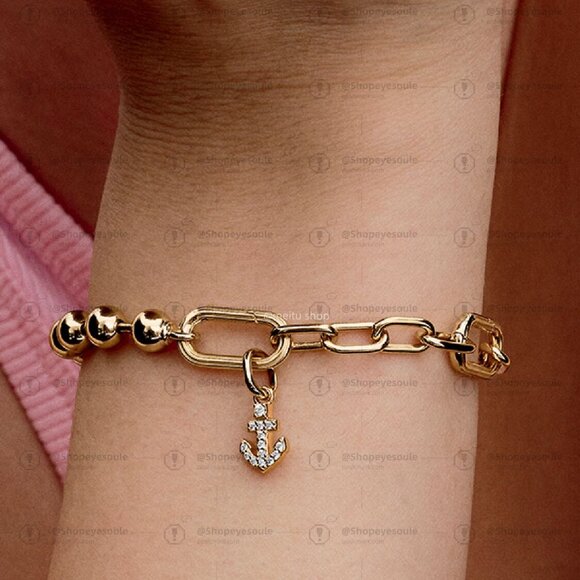 Pandora Anchor Mini Dangle Charm - Picture 4 of 6